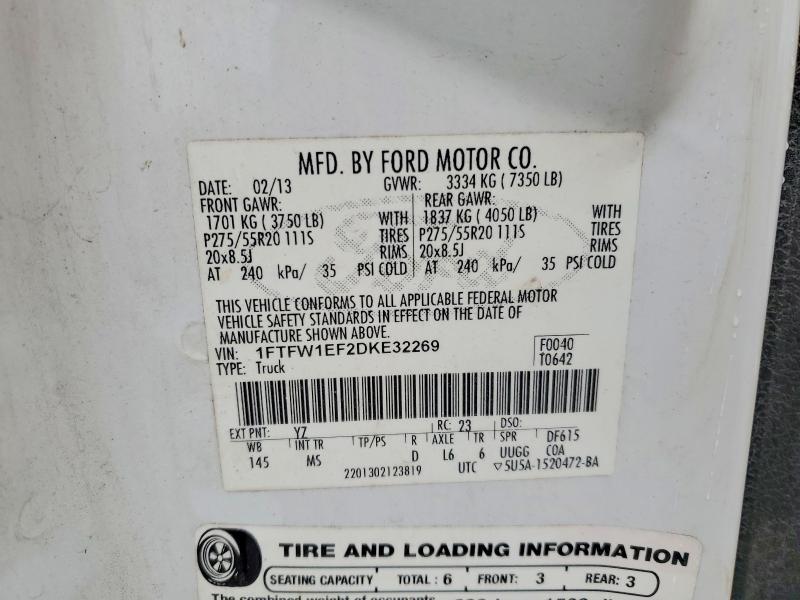 2013 Ford F150 Supercrew