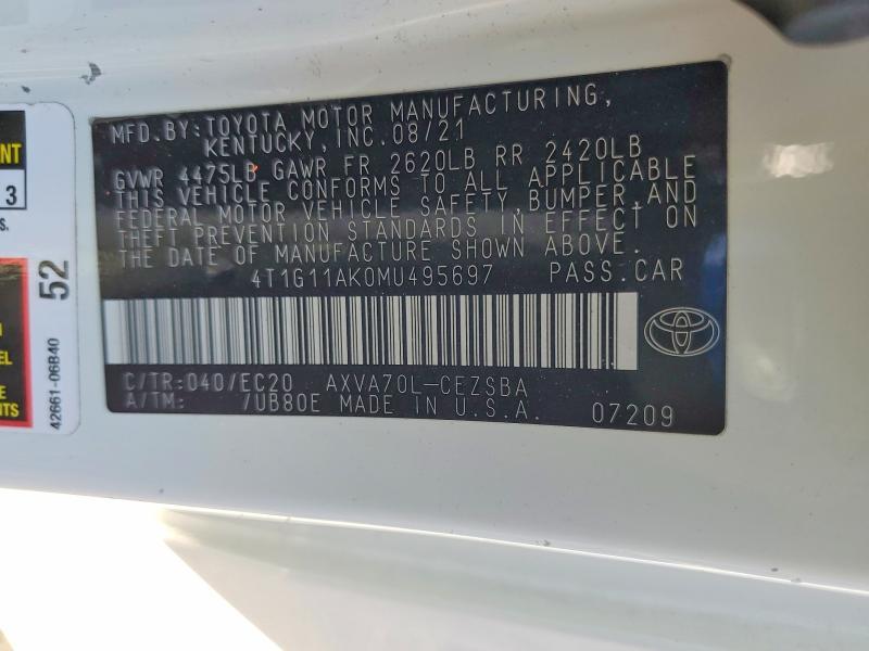 2021 Toyota Camry se Night Shade