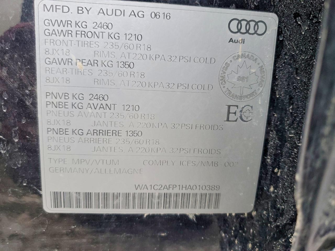 2017 Audi Q5 Premium