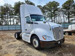 Salvage trucks for sale at Brookhaven, NY auction: 2014 Kenworth T680 Semi Truck