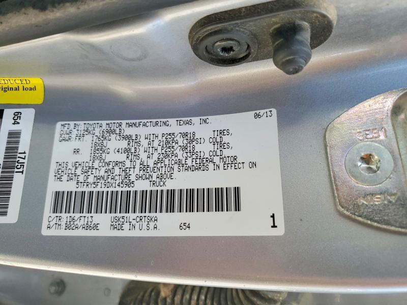 2013 Toyota Tundra Grade
