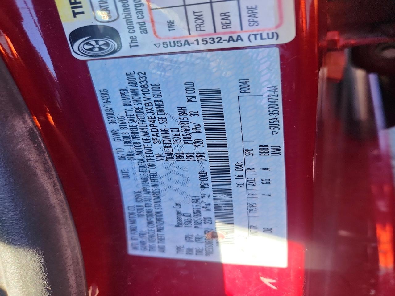 2011 Ford Fiesta se