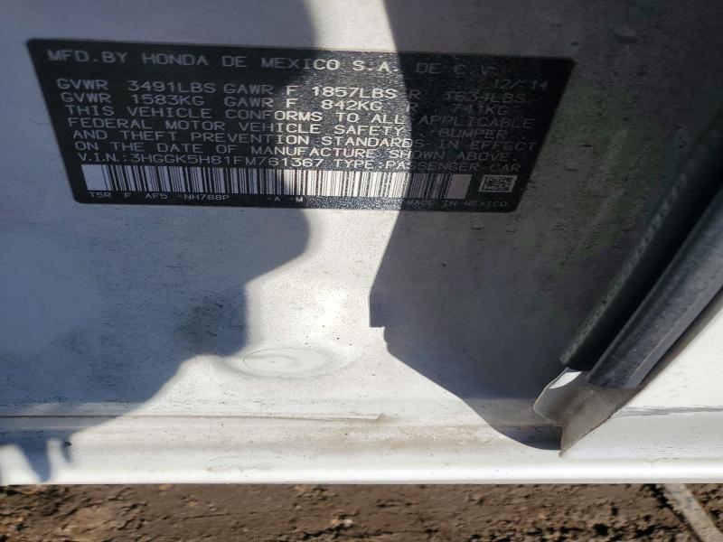 2015 Honda Fit ex
