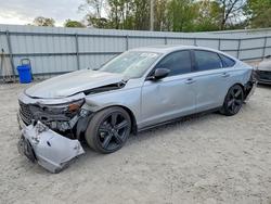 Honda salvage cars for sale: 2024 Honda Accord Hybrid Sport-l