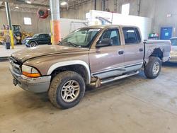 Salvage cars for sale from Copart Blaine, MN: 2001 Dodge Dakota Quattro