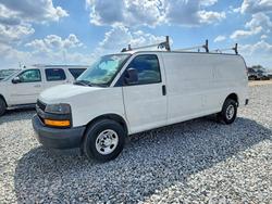 Salvage trucks for sale at Arcadia, FL auction: 2020 Chevrolet Express 3500 Cargo Utility / Service Van