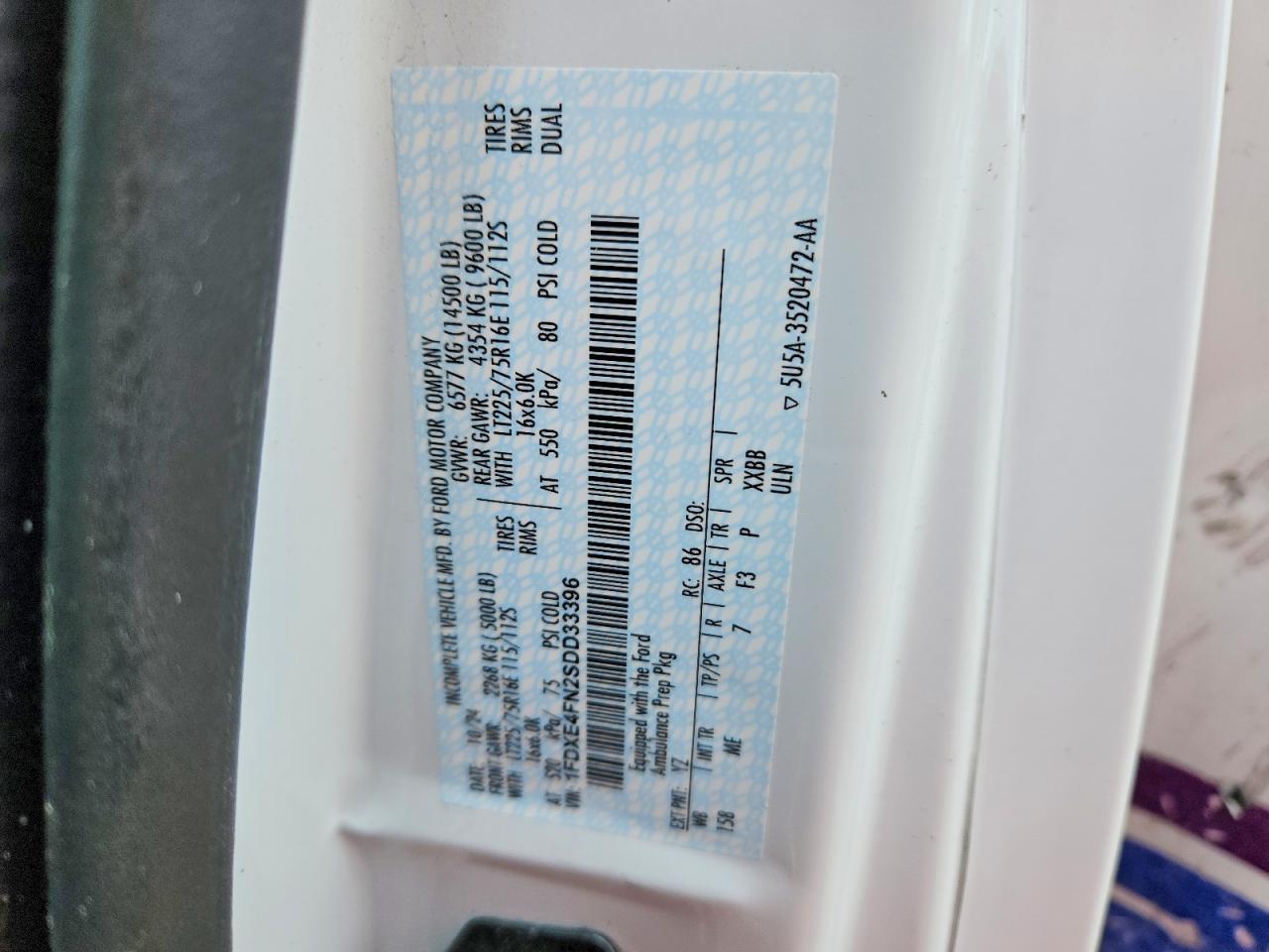 2025 Ford E450 Ambulance