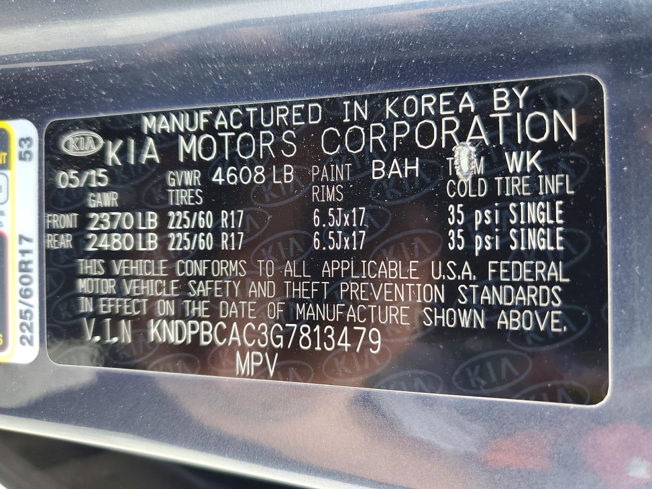 2016 KIA Sportage lx