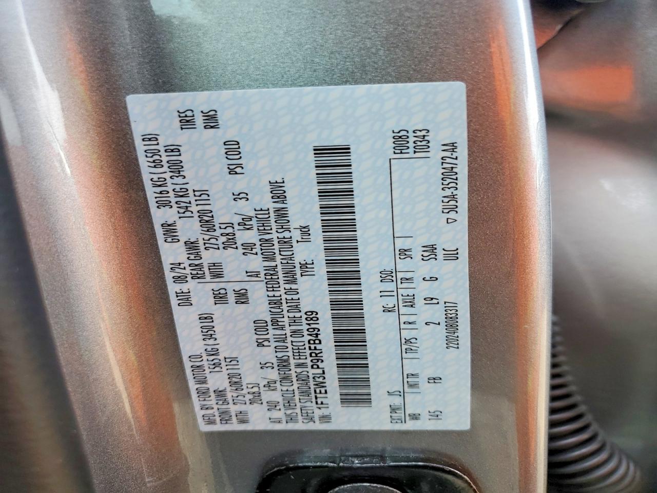 2024 Ford F150 XLT
