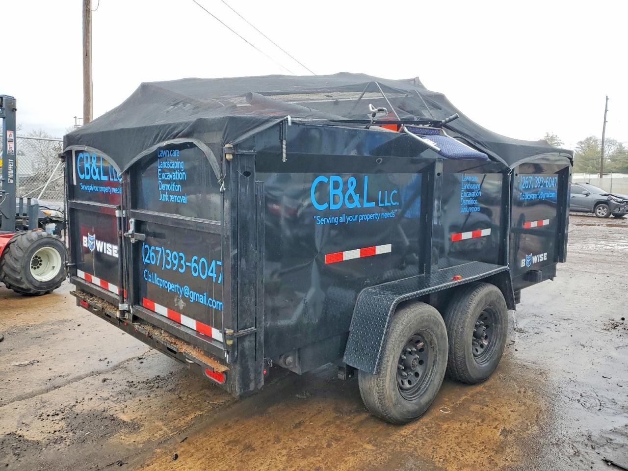 2025 B-Wise DT714LP-LE-14 Dump Trailer