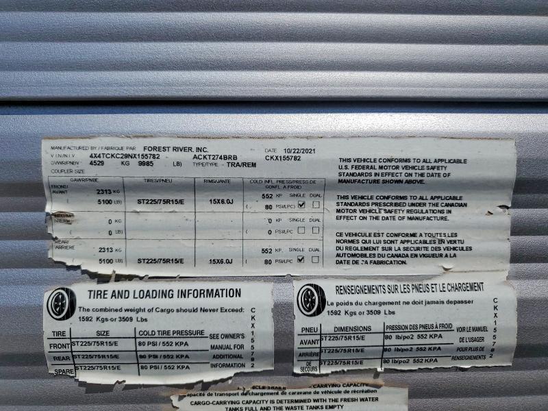 2022 Foresriver 2022 Forest River Cherokee Camper