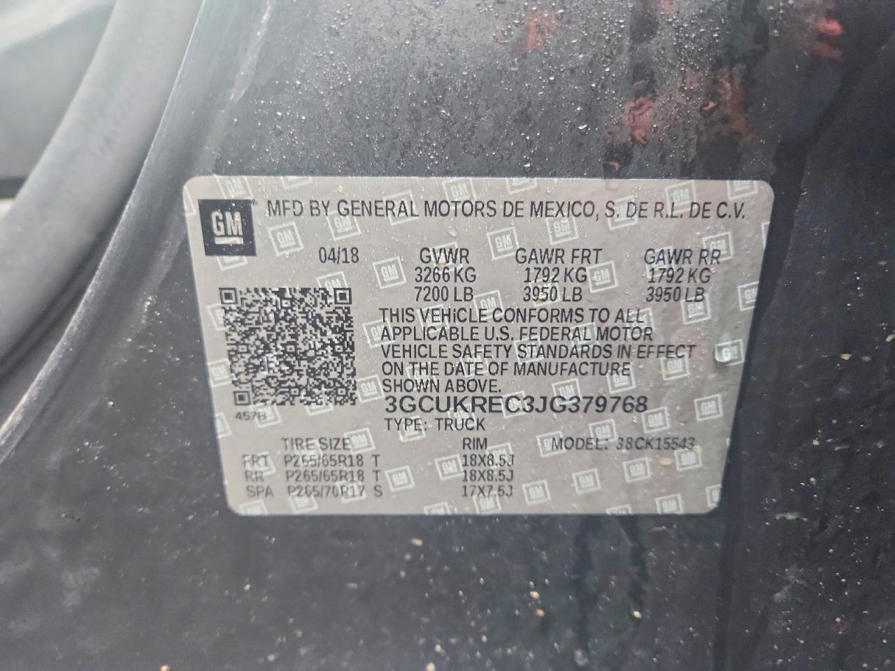 2018 Chevrolet Silverado K1500 LT