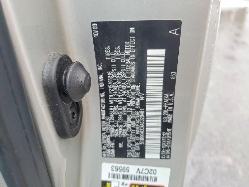 2010 Toyota Sienna le 7-passenger