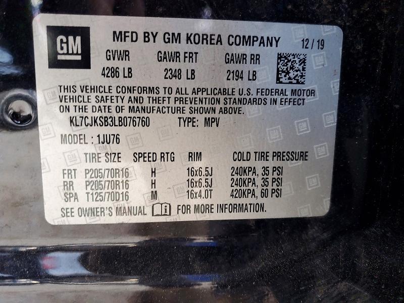 2020 Chevrolet Trax ls