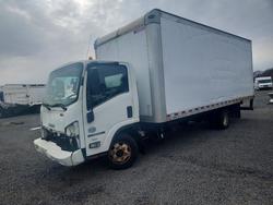 Salvage trucks for sale at Assonet, MA auction: 2013 Isuzu NPR HD BOX Truck