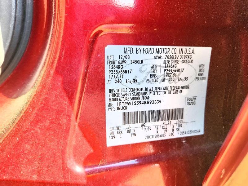 2004 Ford F150 Supercrew