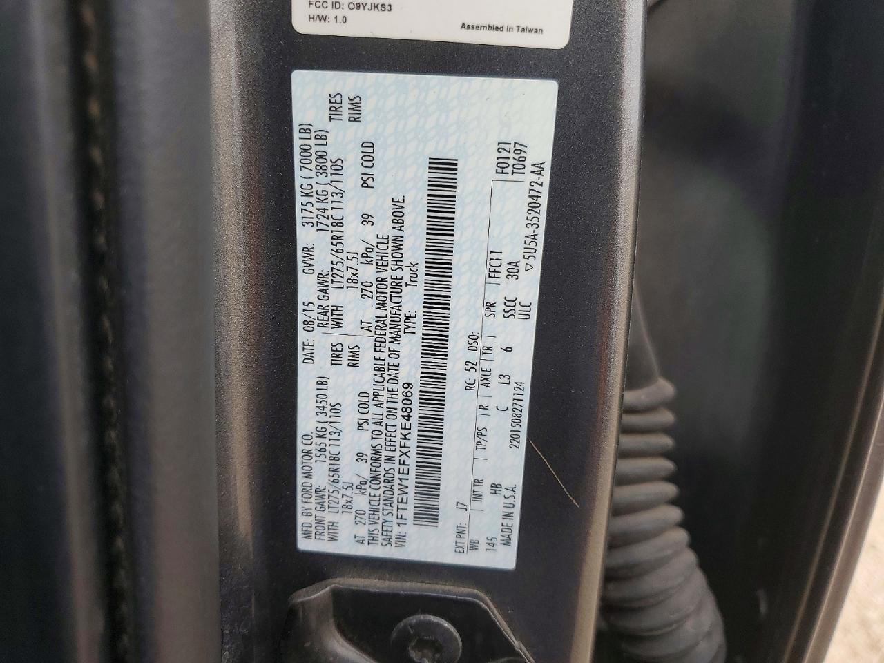 2015 Ford F150 Supercrew