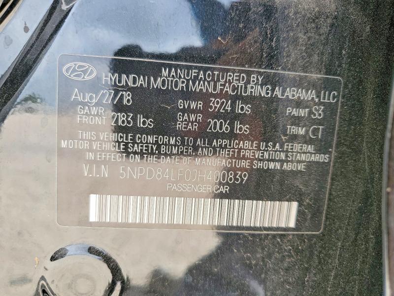 2018 Hyundai Elantra sel