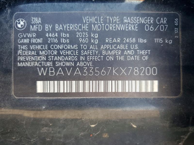 2007 BMW 328 i