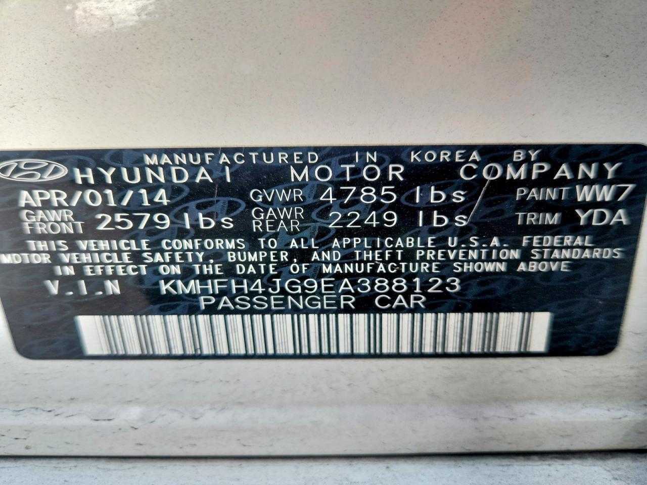 2014 Hyundai Azera Limited