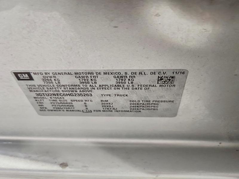 2017 GMC Sierra K1500 SLT