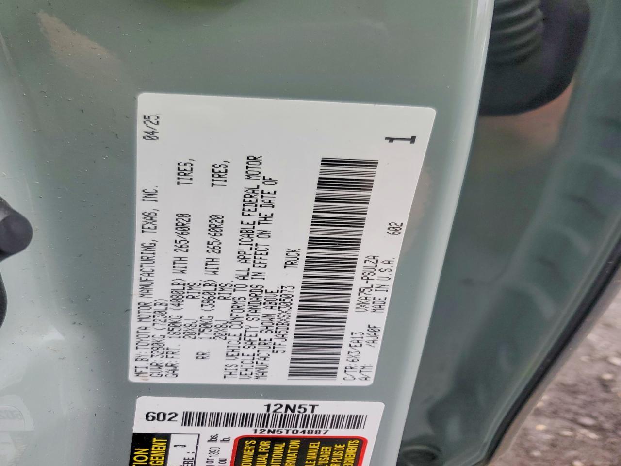 2025 Toyota Tundra Limited 4WD