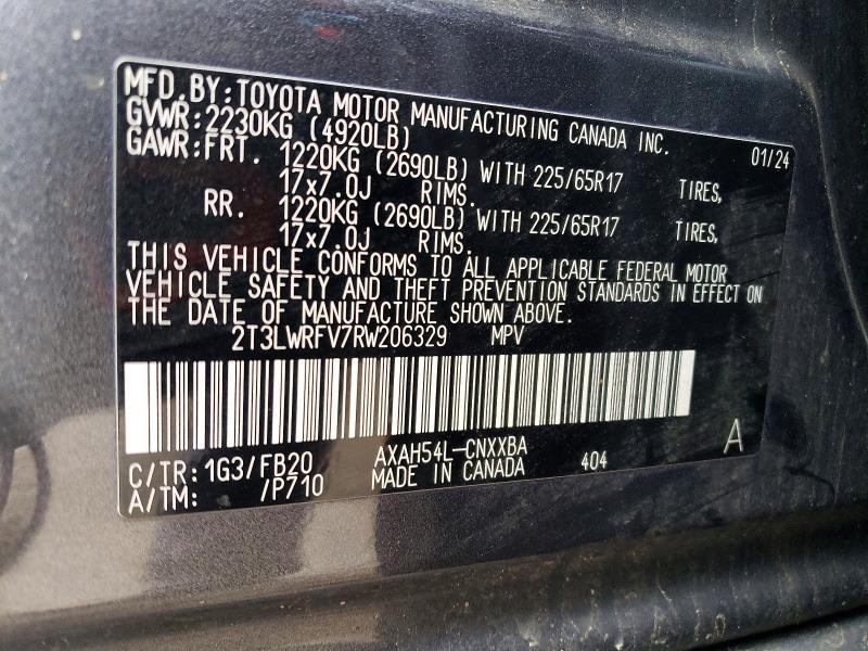 2024 Toyota Rav4 Hybrid le