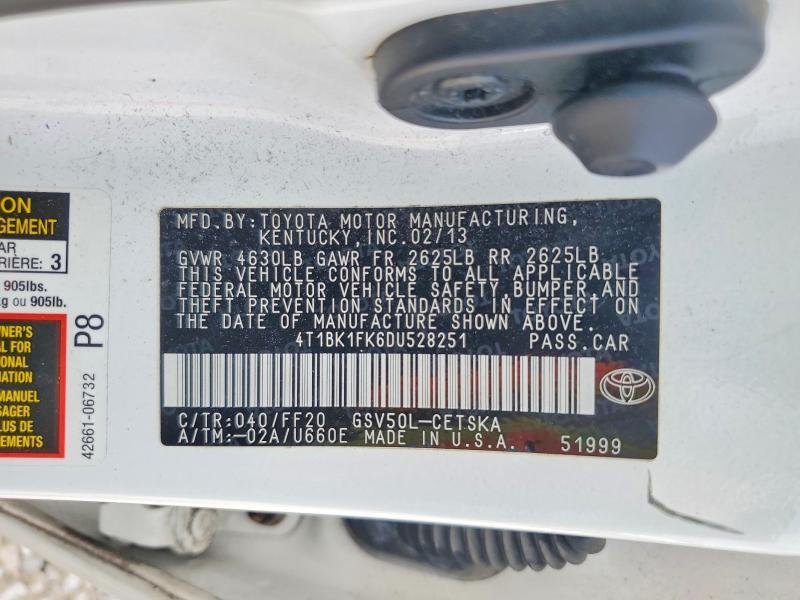 2013 Toyota Camry se V6