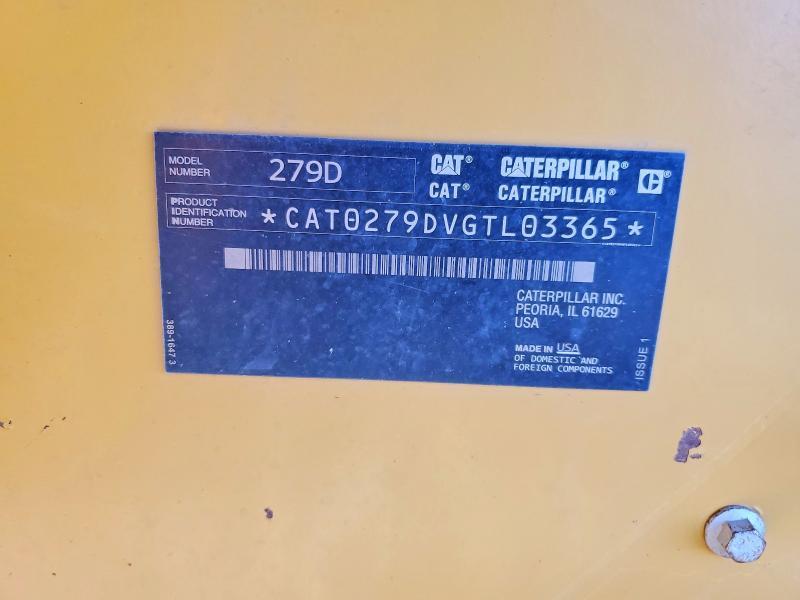 2018 Caterillar 279D Tracked Skid Steer Loader