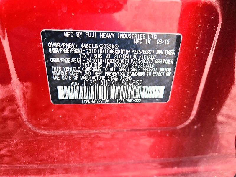 2015 Subaru Forester 2.5i Limited