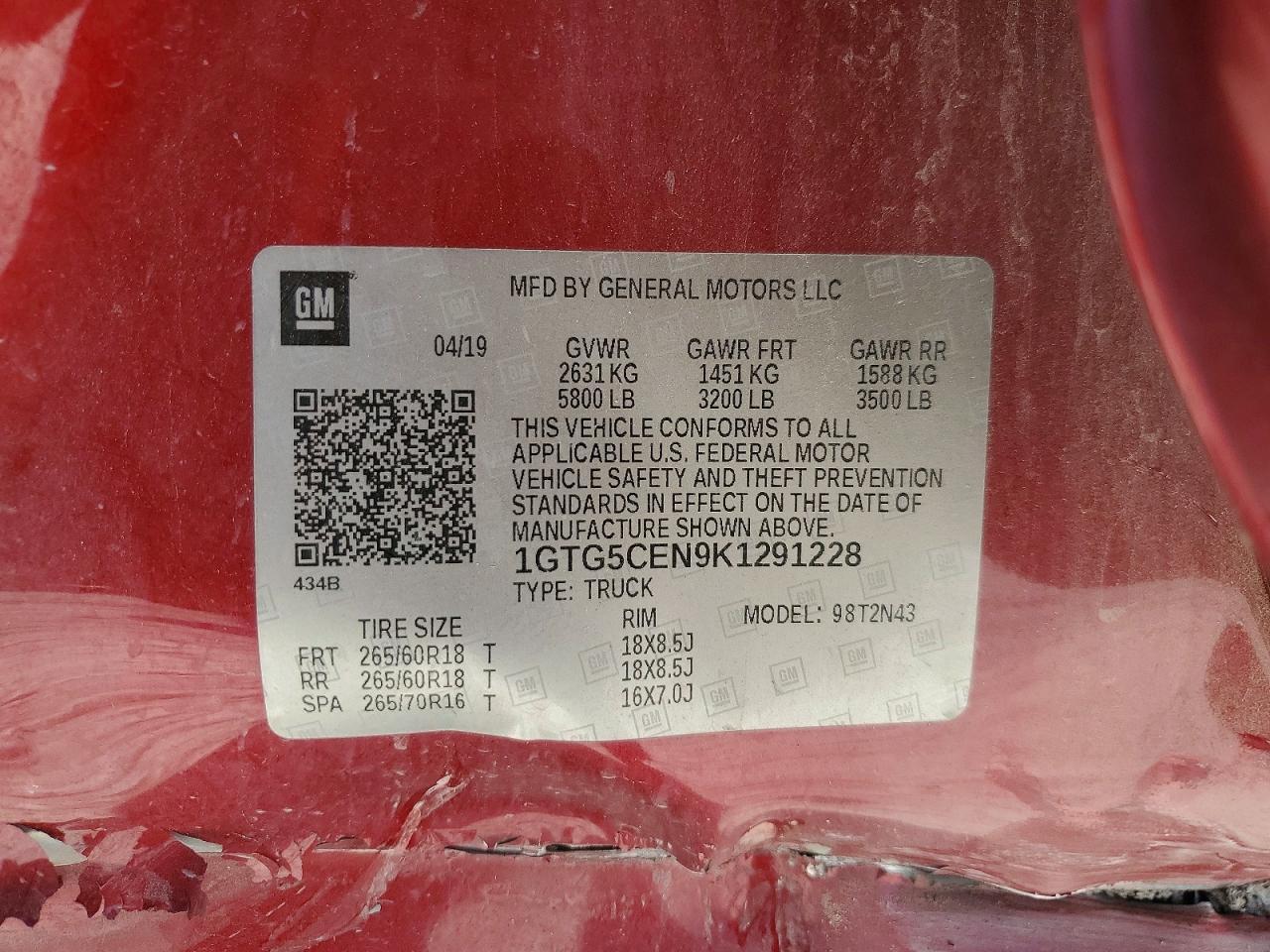 2019 GMC Canyon SLE