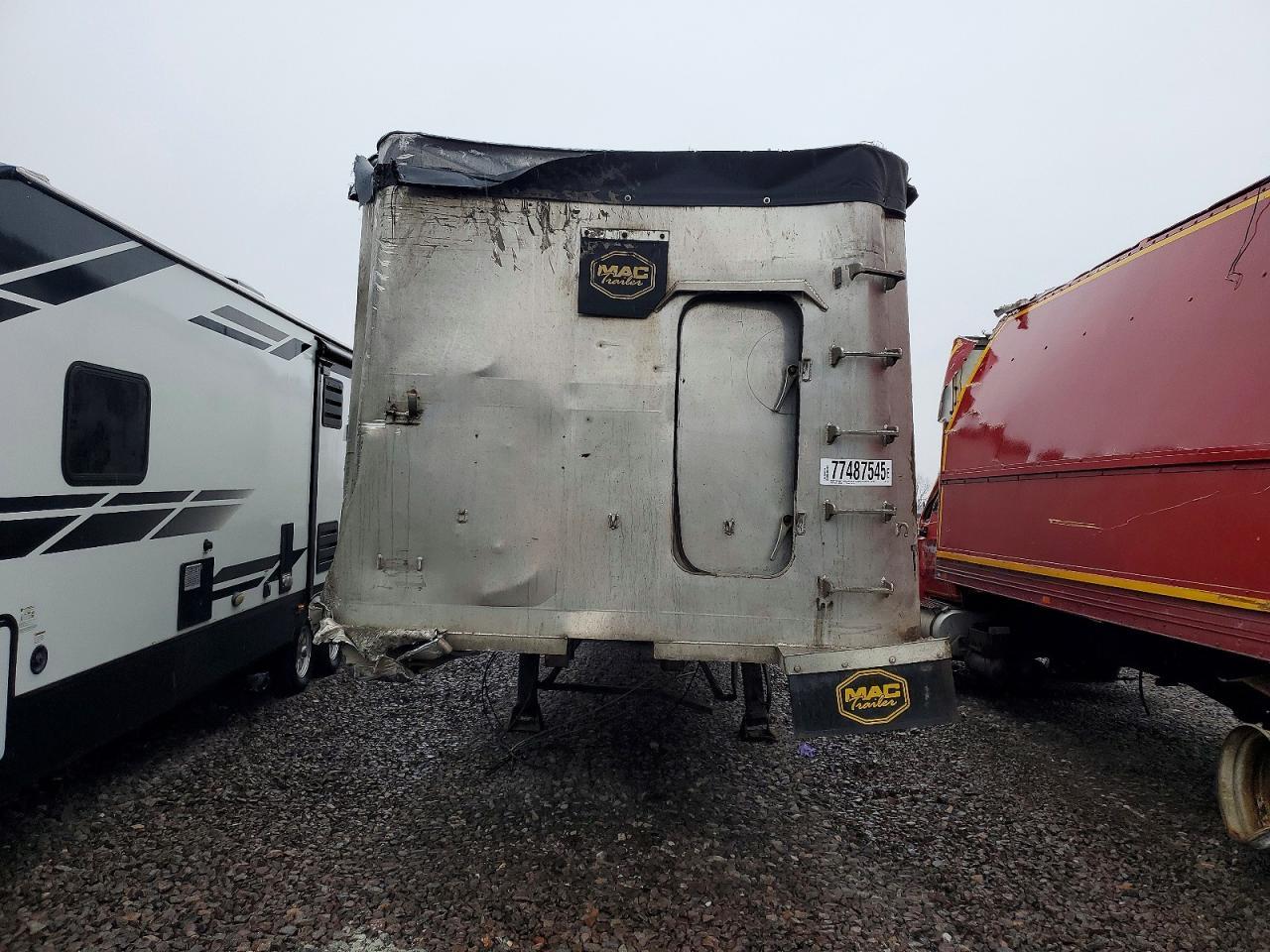 2014 MAC END Dump Trailer