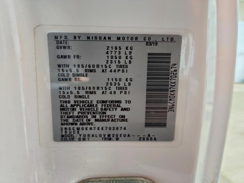 2019 Nissan Nv200 sv