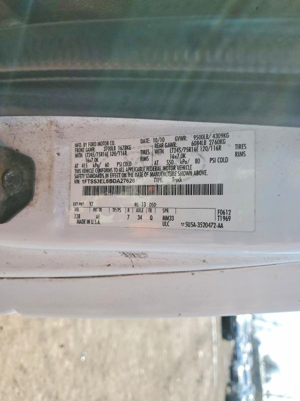2011 Ford Econoline E350 Super Duty Van