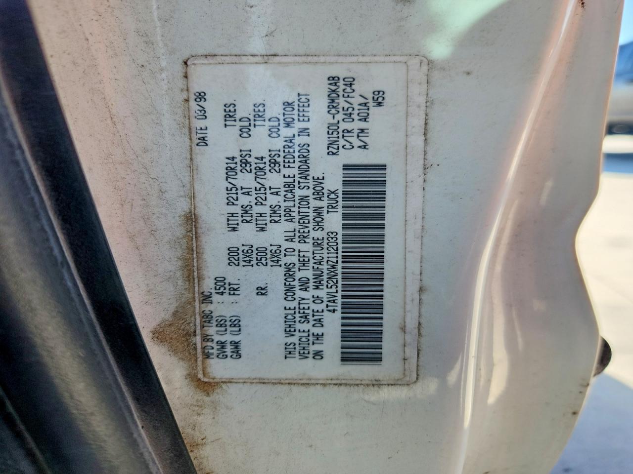 1998 Toyota Tacoma Base