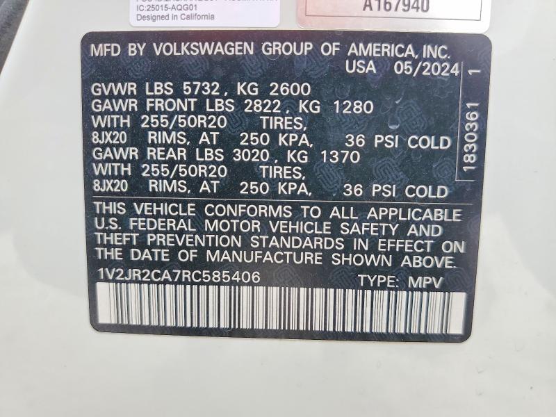2024 Volkswagen Atlas se