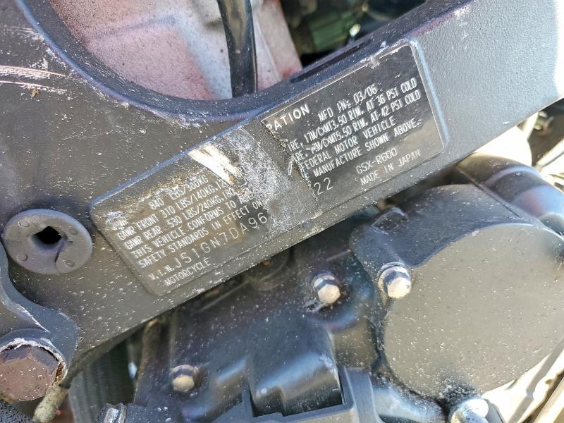 2006 Suzuki GSX-R600 K6