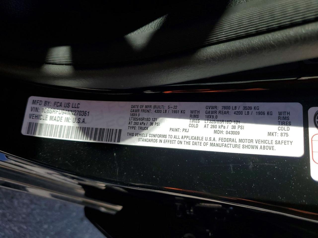 2022 Ram Trucks 1500 TRX