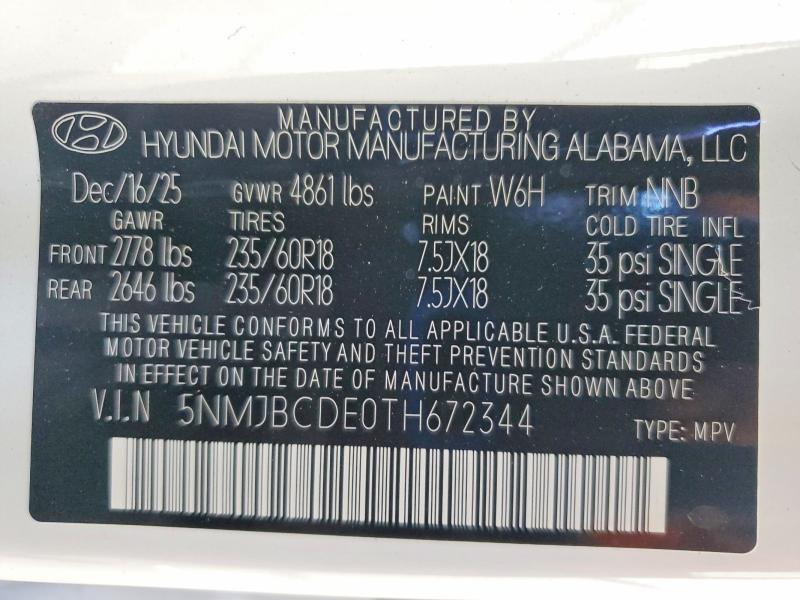 2026 Hyundai Tucson sel