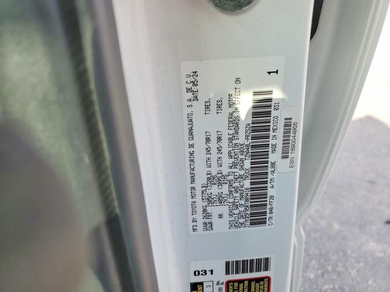 2024 Toyota Tacoma SR5