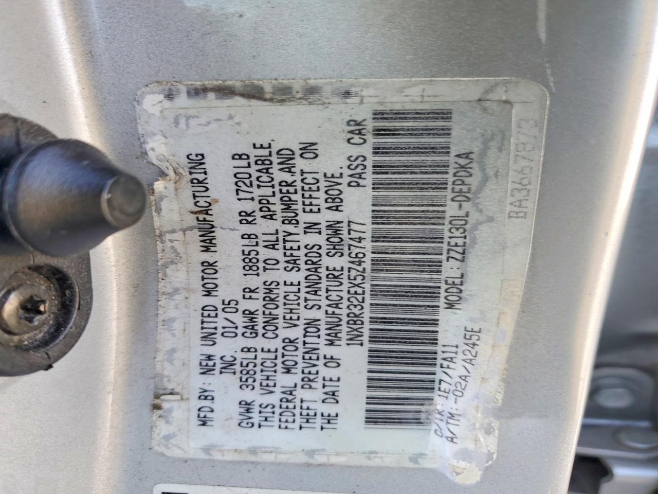 2005 Toyota Corolla ce