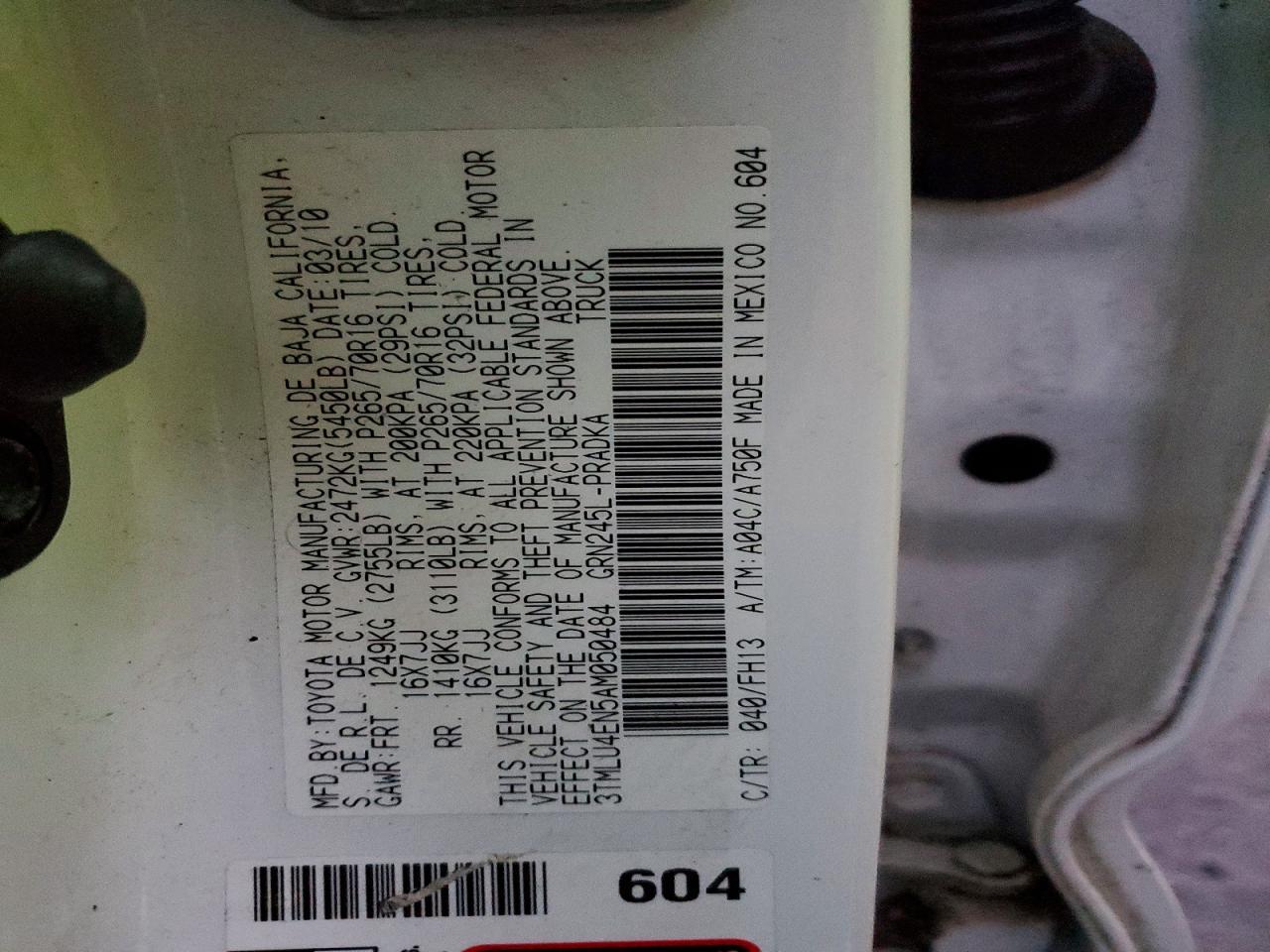 2010 Toyota Tacoma V6