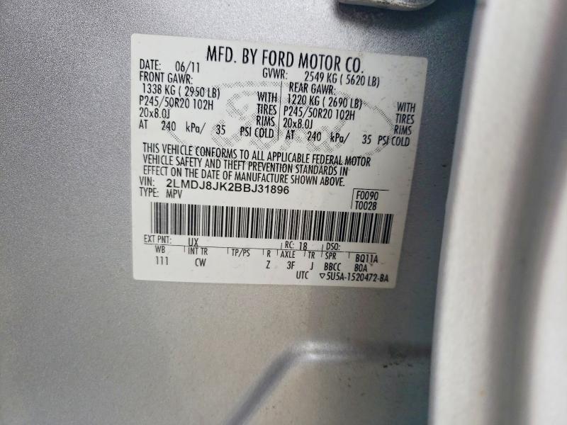 2011 Lincoln Townhouse MKX