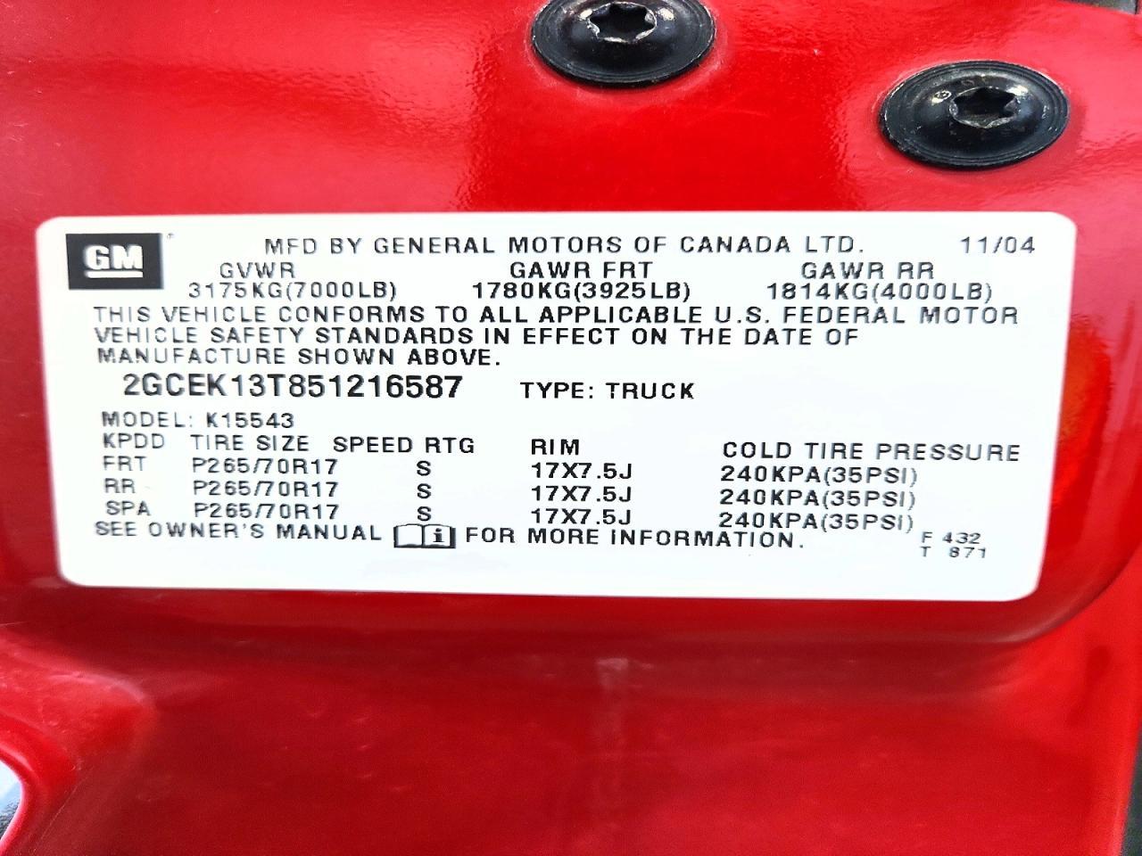 2005 Chevrolet Silverado K1500