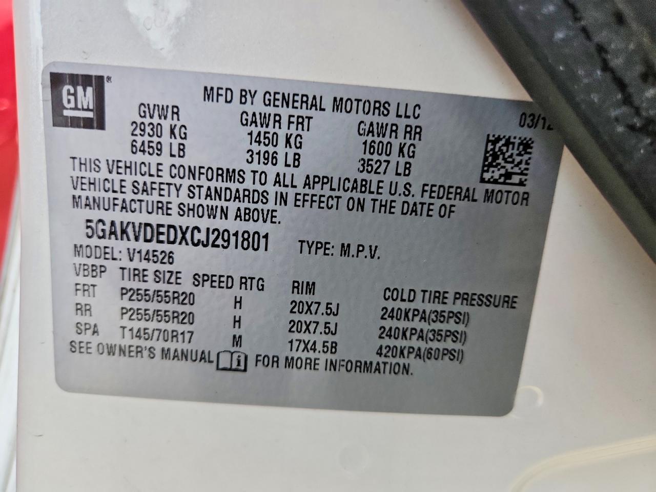 2012 Buick Enclave