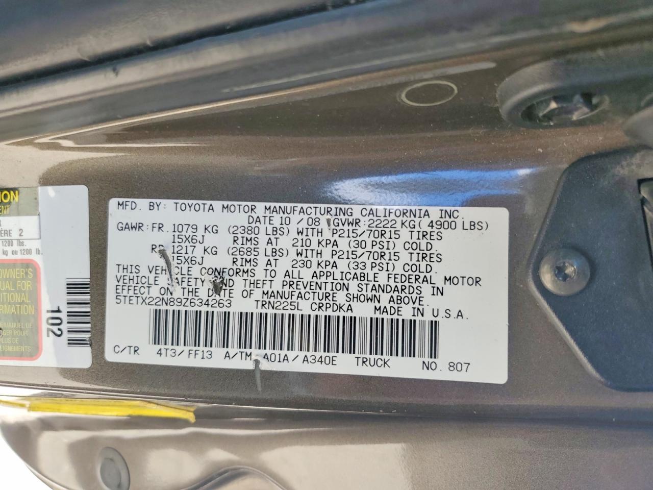 2009 Toyota Tacoma Base