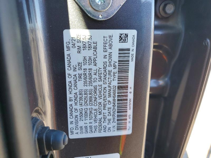 2021 Honda Cr-v exl