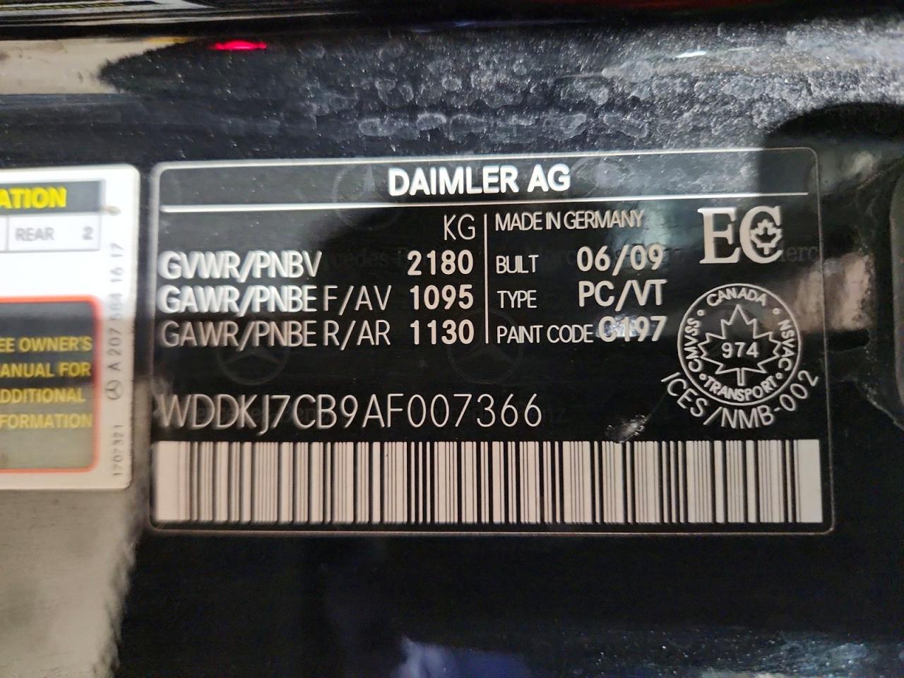 2010 Mercedes-Benz E 550