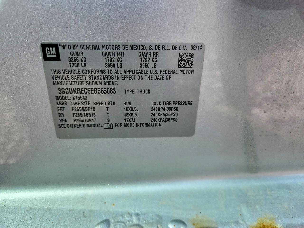 2014 Chevrolet Silverado K1500 LT