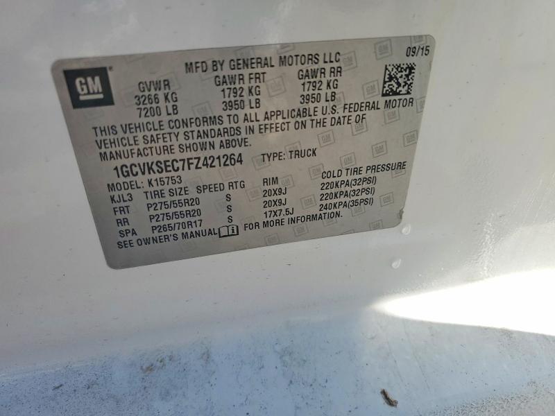 2015 Chevrolet Silverado K1500 ltz